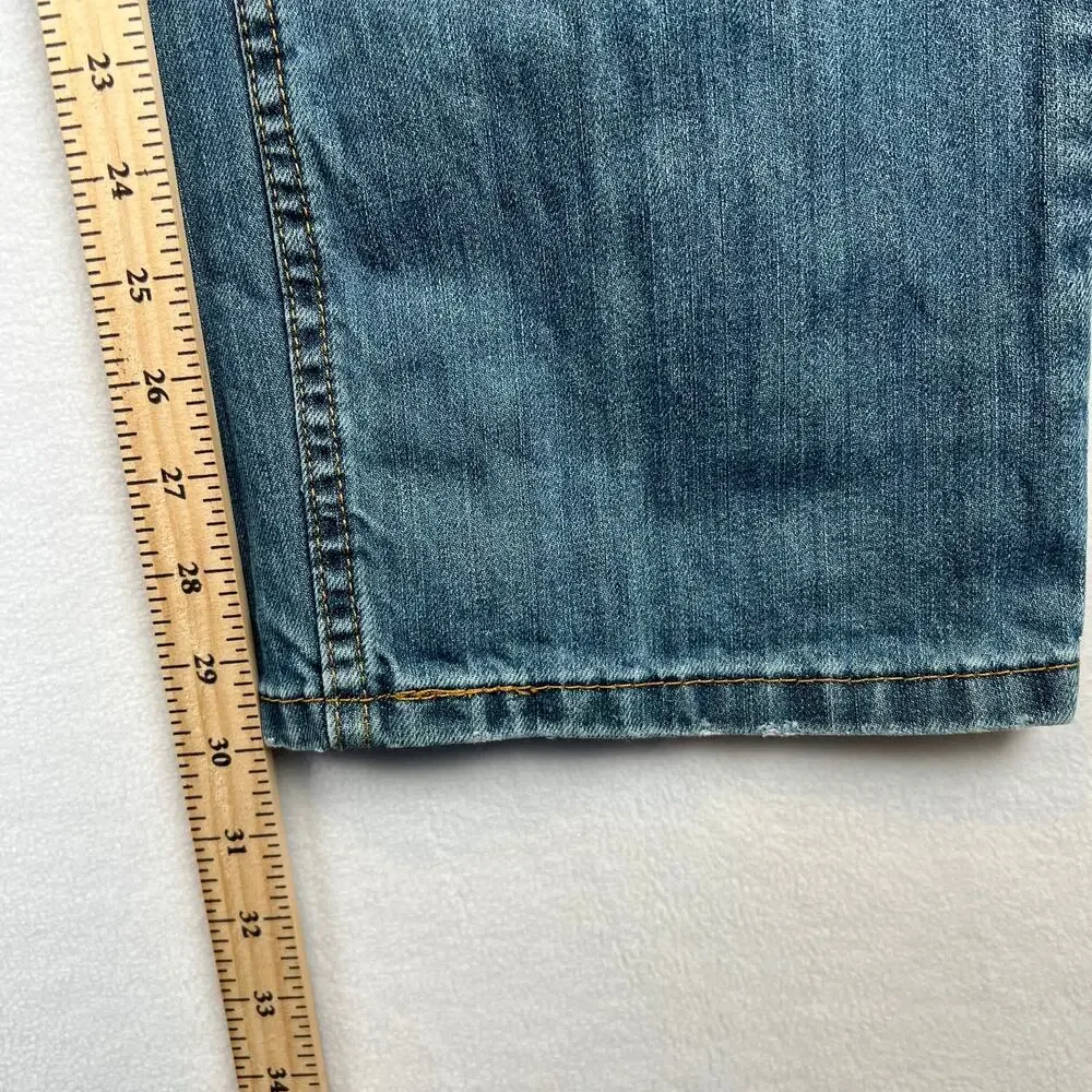 Levis 559 Jeans Mens 38x32 Blue Relaxed Straight Mid Rise Medium Wash‎ Denim Y2K